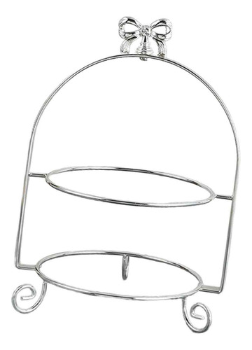 Expositor De Mesa Para Postres, Estante Argenta Y 2 Capas