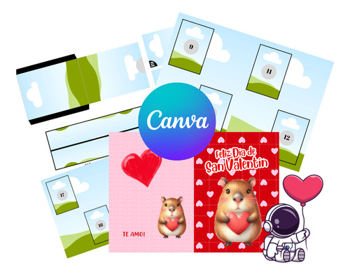 Plantilla Editable En Canva Álbum De Figuritas Digitalbaires