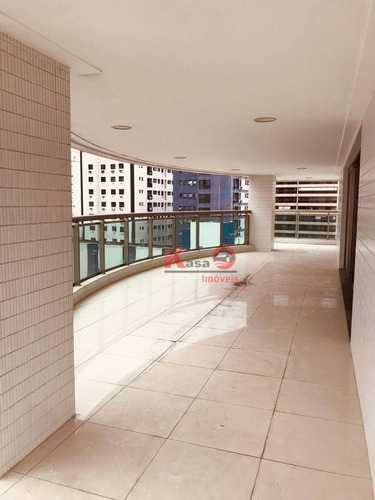 Imagem 8 de 12 de Apartamento Alto Padrão Com 4 Dormitórios À Venda, 490 M² Por R$ 8.480.000 - Ponta Da Praia - Santos/sp - Ap10847