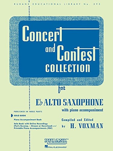 Concert And Contest Collection For Eb Alto Saxophone Solo Bo