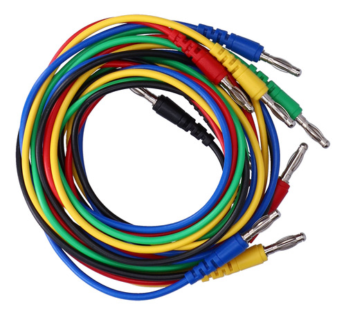 Conjunto De Cabos De Teste Banana Connector 4 Mm E 1 Metro E