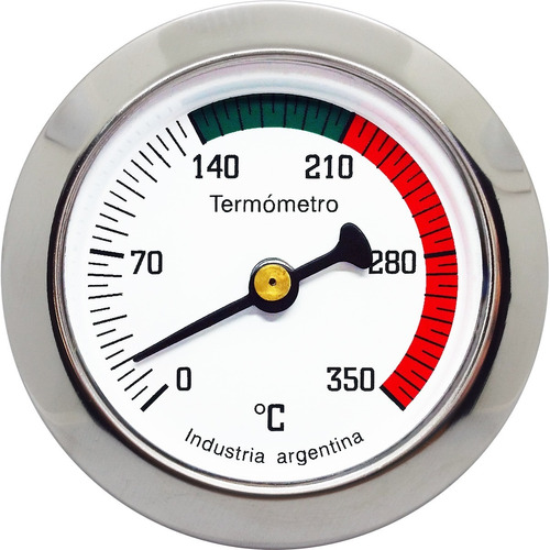 Reloj Termometro Medidor Temperatura Puerta Horno Barro 350º