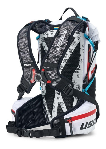 Mochila Mtb/moto Hajker Pro 24 Cool Blanco Uswe Original