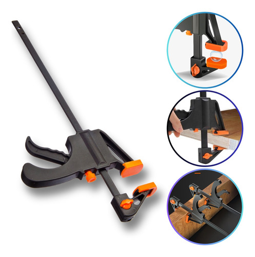 Kit 2 Grampo Sargento Aperto Rápido Marceneiro Garra 315mm