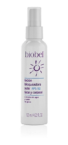 Loción Bloqueadora Solar Fps 50 Facial Y Corporal