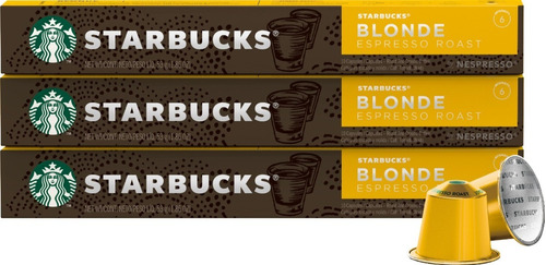 Cápsulas Starbucks Para Nespresso Blonde Espresso Roast