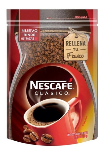 Nescafé Clásico Rinde 85 Tazas 100% Puro Soluble De 170g