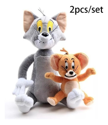 Imagen 1 de 7 de Peluche Infantil Con Diseño De Gato Y Ratón De Tom Y Jerry,