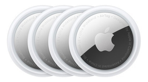 Imagen 1 de 6 de Apple Airtag Pack X4 Rastreador Tracker Localizador - Cover