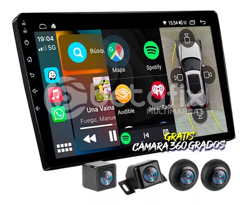 Auto Radio Android 9 Pulgadas Universal Original Cámara 360°