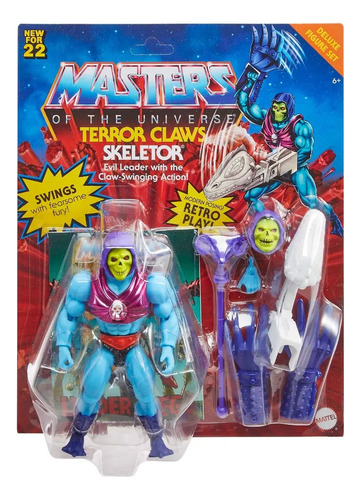 Figura Accion Articulada Motu Skeletor Garra Robotica Mattel