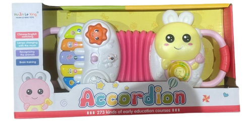 Piano Acordion Bebe Con Sonidos Y Luces Niños Niñas 