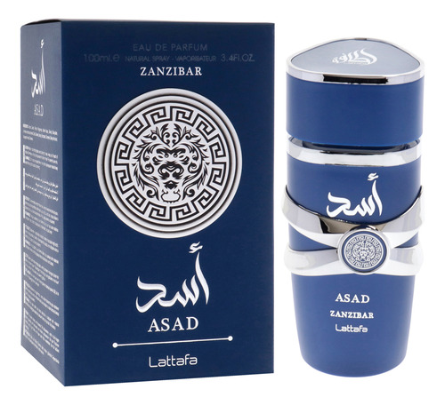 Asad Zanzibar De Lattafa Para Hombre, Aerosol Edp De 102 Ml