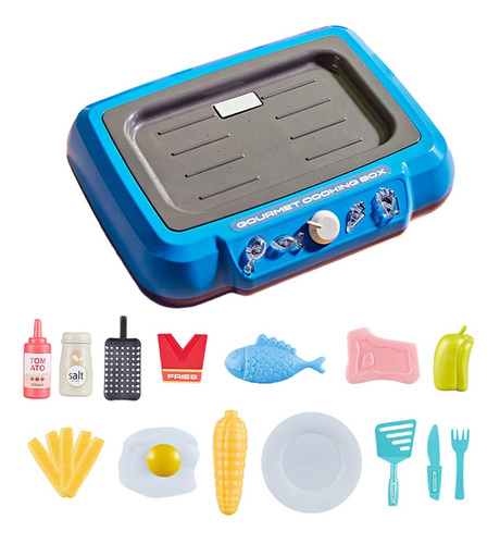 Juego De Cocina Para Niños, Juego De Cocina Que Cambia Azul