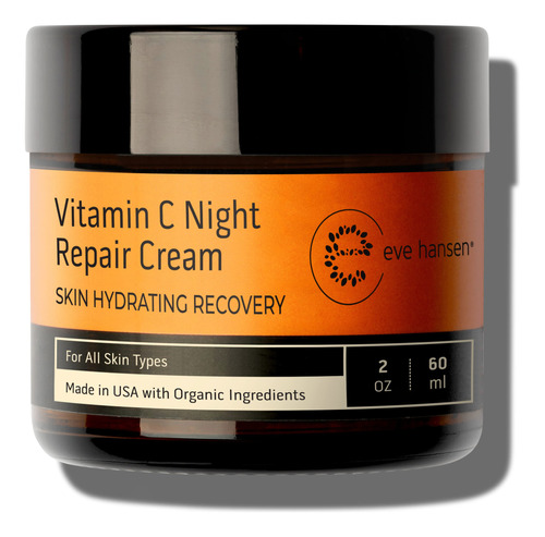 Vitamina C, Crema Reparadora De Noche, Crema Hidratante Anti
