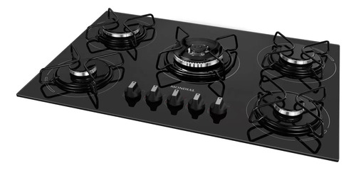 Fogão Cooktop Mondial A Gas 5 Bocas Ctg 03 Bivolt - 1042