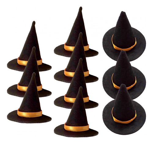 2025 10 Piezas Pequeño Sombrero De Mago, Mini Diadema Diy