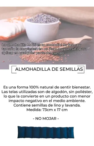Almohadilla terapeutica de lavanda sale