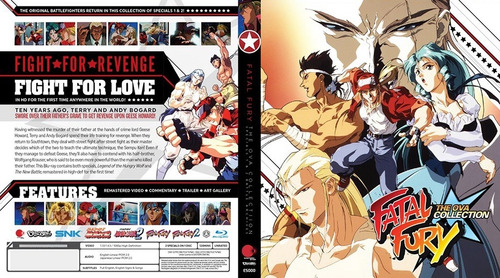 Fatal Fury Ova Colecction Blu Ray Oficial