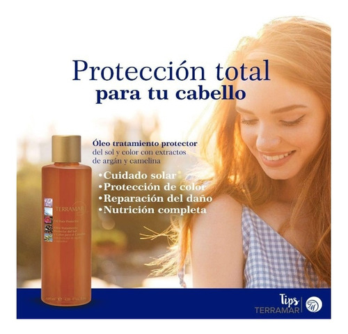 Aceite Protector Del Sol Y Color Para El Cabello / 120 Ml