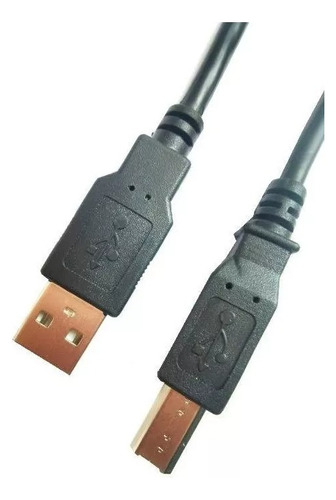 Cable Usb 2.0 A-b 2 Mts Impresora Placa Sonido Mixer Dj