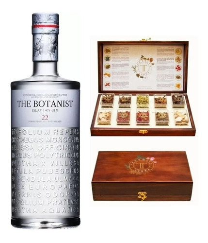 Gin The Botanist X700 + Caja Indomita Especias Botanicos X10