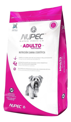 4kg Nupec Alimento Perro Croqueta Adultos Razas Pequeñas