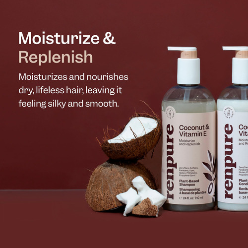 Conjunto De Shampoo E Condicionador Renpure Coconut & Vitami