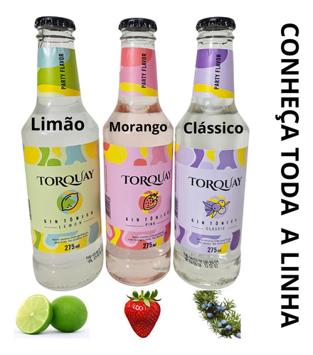 Gin Tônica Torquay Clássico Drink Pack Com 6 Long Neck 275ml
