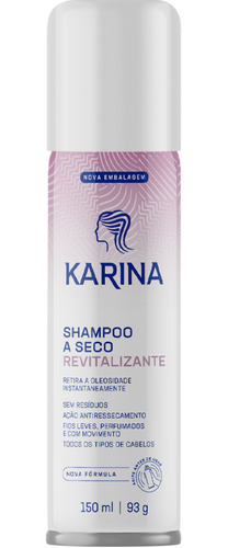 Shampoo A Seco Karina Revitalizante 150ml