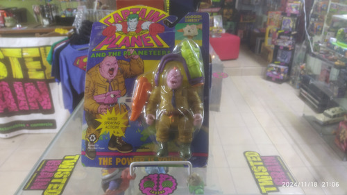Captain Planet Capitan Planeta Hoggish Greedly Figura Accion (Usado)