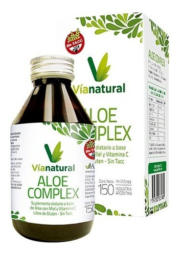 Imagen 1 de 4 de Aloe Complex 150 Ml (acidez Estomacal)