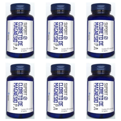Suport Cloreto De Magnésio P. A. 500mg C/60 (kit C/06)