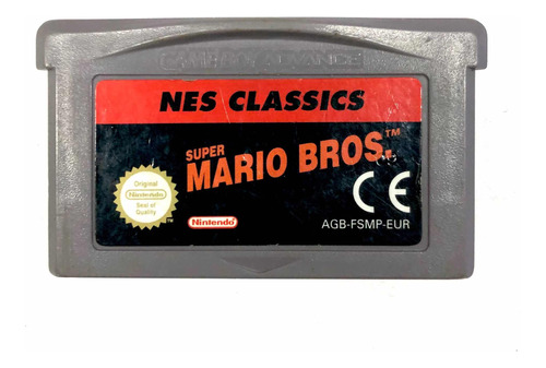 Super Mario Bros Nes - Juego Original Para Game Boy Advance