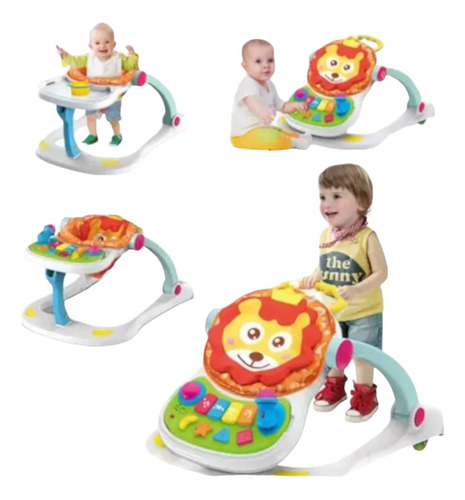 Andadera Caminador Leon Para Bebe 4 En 1 Multiuso