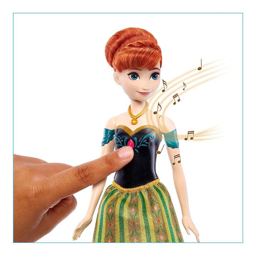 Disney Frozen Muñeca Anna Canciones Mágicas Español