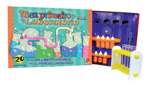 Imagem 2 de 2 de Jogo Meu Primeiro Laboratório 20 Experiências - Algazarra