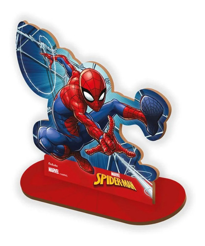 Efeite De Mesa Homem-aranha Lança-teia Em Mdf - 01 Unidade