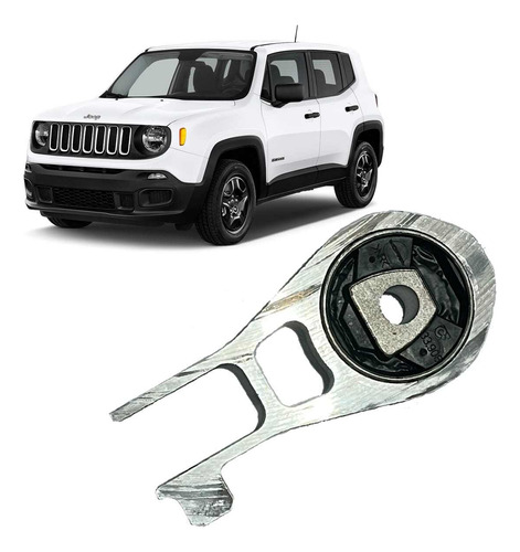 Calço Coxim Cambio Inferior Jeep Renegade Fiat Toro 1.8 Flex