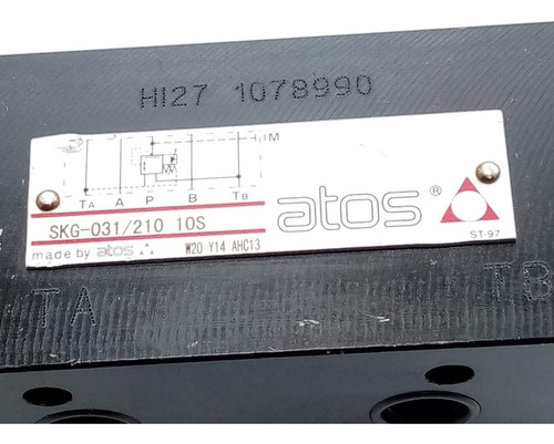 Válvula Modular Reductora De Presión Atos Skg-031/210 10s