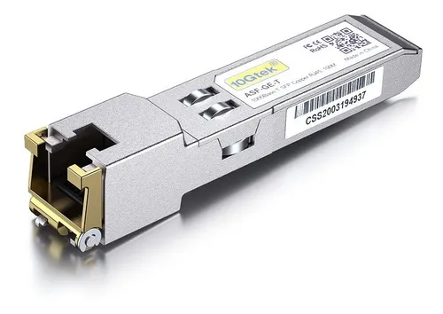 Modulo Sfp 1g 1000base-t Ethernet Rj45 Utp Cobre P/ Juniper