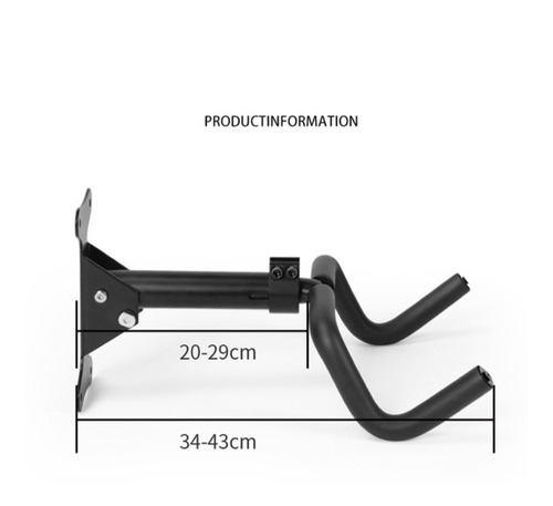 Imagen 2 de 6 de Gancho Para Colgar Bicicletas En Pared Exhibicion