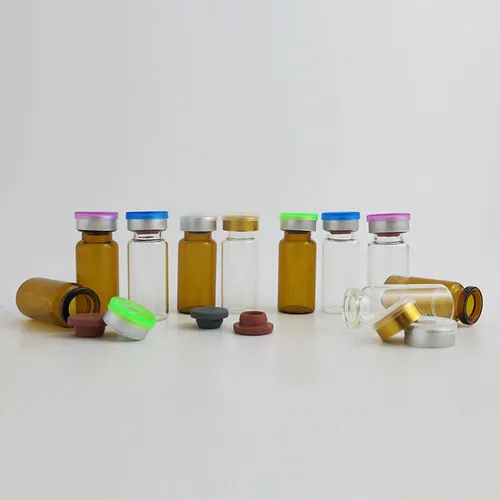 Vial De Vidrio De Inyección De Color Ámbar Transparente De 1