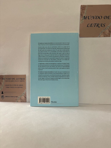 Libro El Hombre En Busca De Sentido, De Viktor Frankl