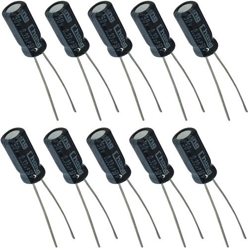 Capacitor Eletrolítico 0,33uf 50v - 10 Peças
