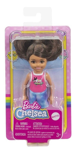 Imagem 6 de 6 de Boneca Barbie Chelsea Morena Shorts Tie-dye - Mattel Ms