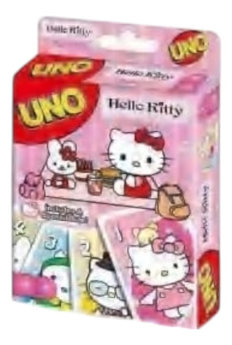 Cartas De Uno Estampadas Hello Kitty (juego De Mesa) 038.