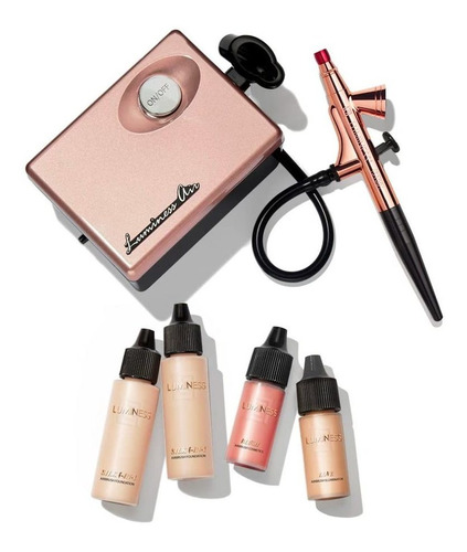 Luminess Air Rose Gold Legend - Sistema De Aergrafo Con Kit 