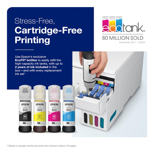 Impressora Epson Ecotank Et-2800 Wireless Colorida All-in-on