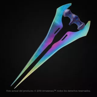 Espada De Energía Halo Rainbow Sword Tornasolada Cuchillo